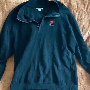 Cutter & Buck Black Zip-Up Sweater